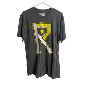 Men Shirts Large Gray
